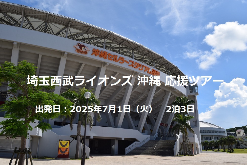 埼玉西武ライオンズ 沖縄 応援ツアー(沖縄プリンスホテル オーシャンビューぎのわん）